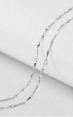 SS11028-4 S925 sterling silver necklace